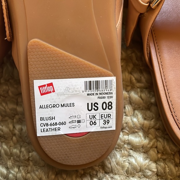 Fitflop Allegro Mules in Tan Leather - Picture 4 of 6